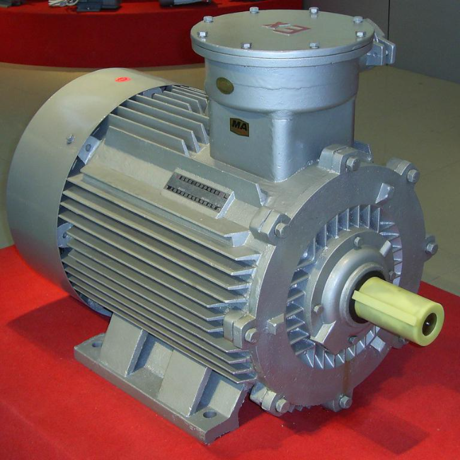 YVFE3-355M-4防爆电机45°角实拍